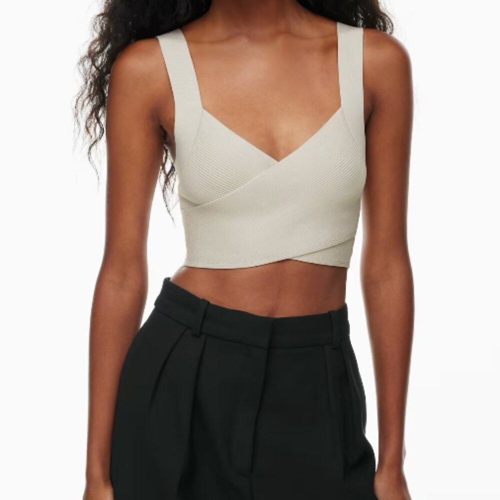 Aritzia Babaton Sculpt Knit Greek Tank